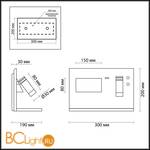 Настенный светильник Odeon Light Smart Shelf 4201/11WL - Схема